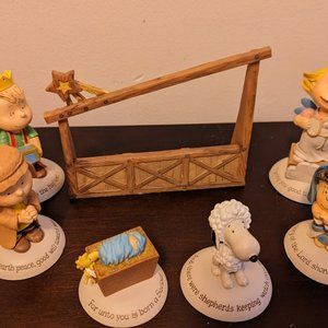 Charlie Brown Nativity Set